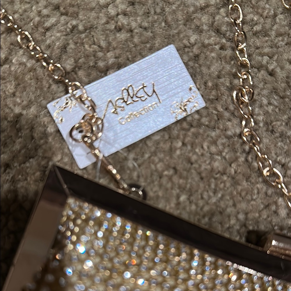 Gold Beaded Evening Bag - Picture 3 of 7
